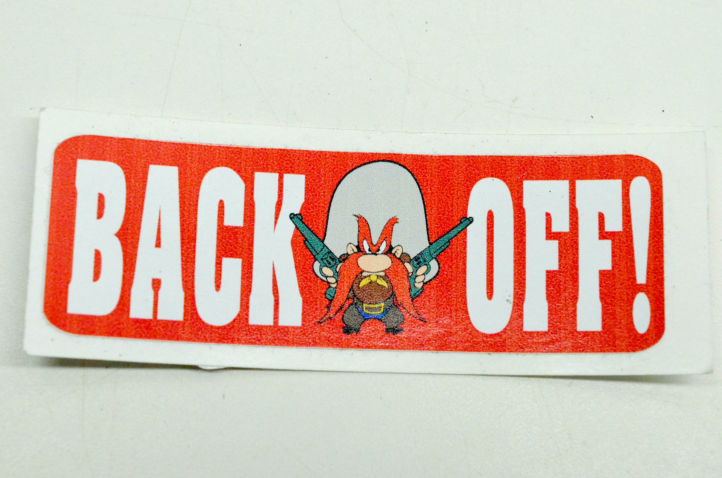 Cycle Express 1289B Back Off Sticker NOS