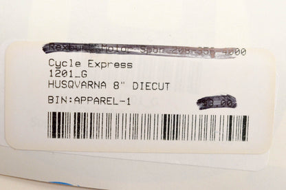 Cycle Express 1201-G Husqvarna 8" Diecut NOS