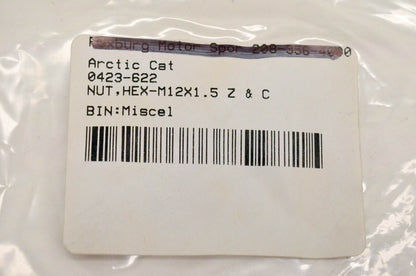 New OEM Arctic Cat 0423-622 Nut Hex M12x1.5 Z&C NOS