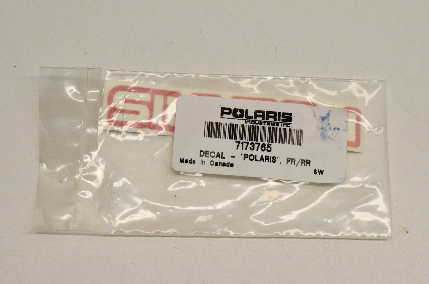 New OEM Polaris 7173765 Decal "Polaris" Front Rear NOS