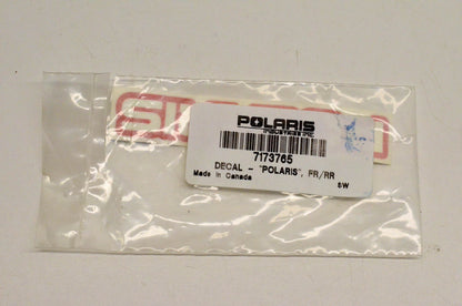 New OEM Polaris 7173765 Decal "Polaris" Front Rear NOS