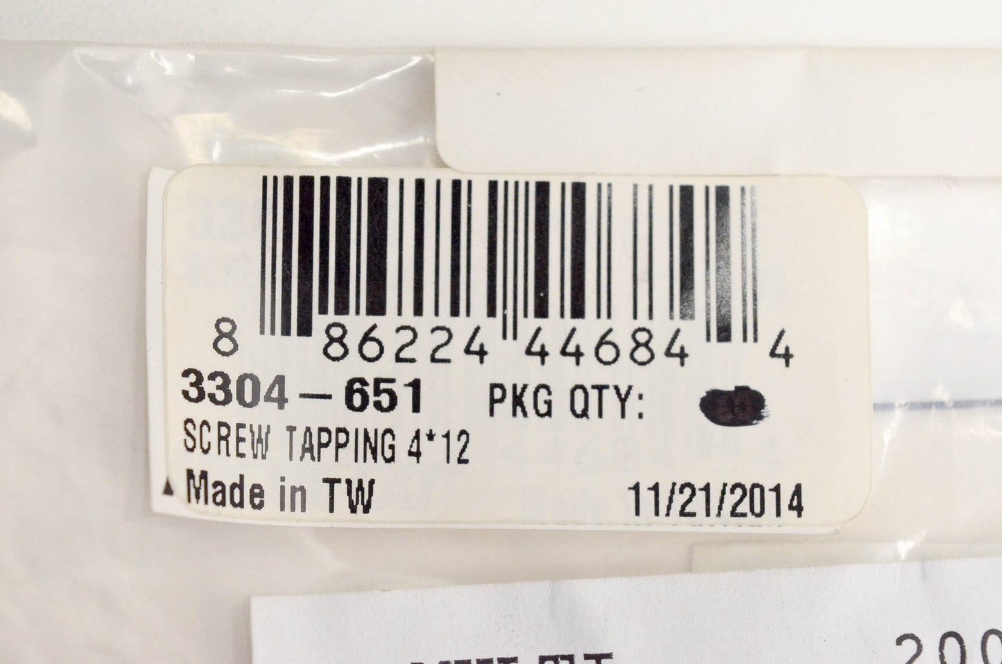 New OEM Arctic Cat 3304-651 Screw Tapping 4*12 NOS