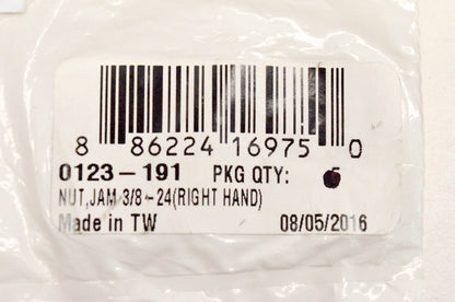 New OEM Arctic Cat 0123-191 Nut Jam 3/8-24 Right Hand NOS QTY 2