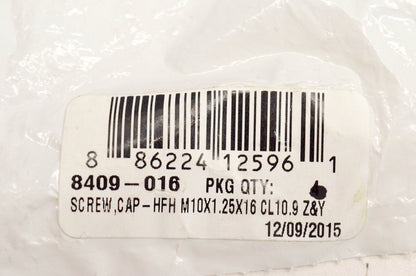 New OEM Arctic Cat 8409-016 Screw Cap HFH M10x1.25x16 CL 10.9 Z&Y NOS