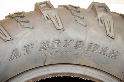 Sedona 570-4052, 26x9-R12 Mud Rebel R/T UTV ATV Front Tire 26x9-12 NOS