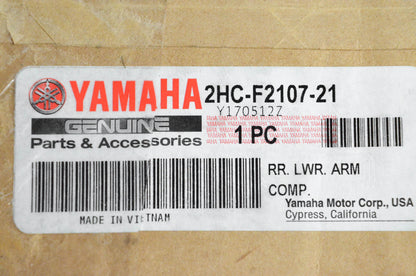 New OEM Yamaha 2HC-F2107-21-00 Right Rear Lower Arm Complete NOS