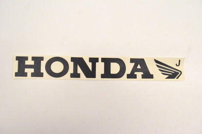 Cycle Express 0543XJ Honda Iconic Logo 12" Black Sticker NOS