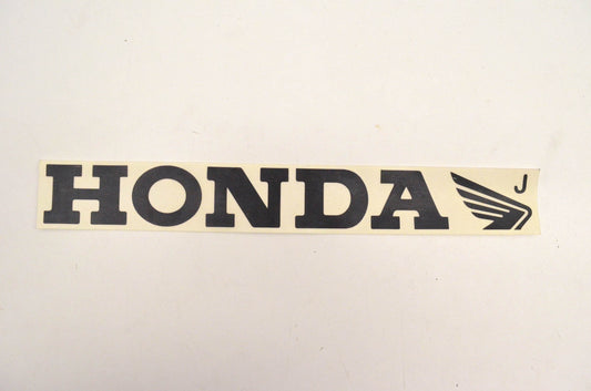 Cycle Express 0543XJ Honda Iconic Logo 12" Black Sticker NOS
