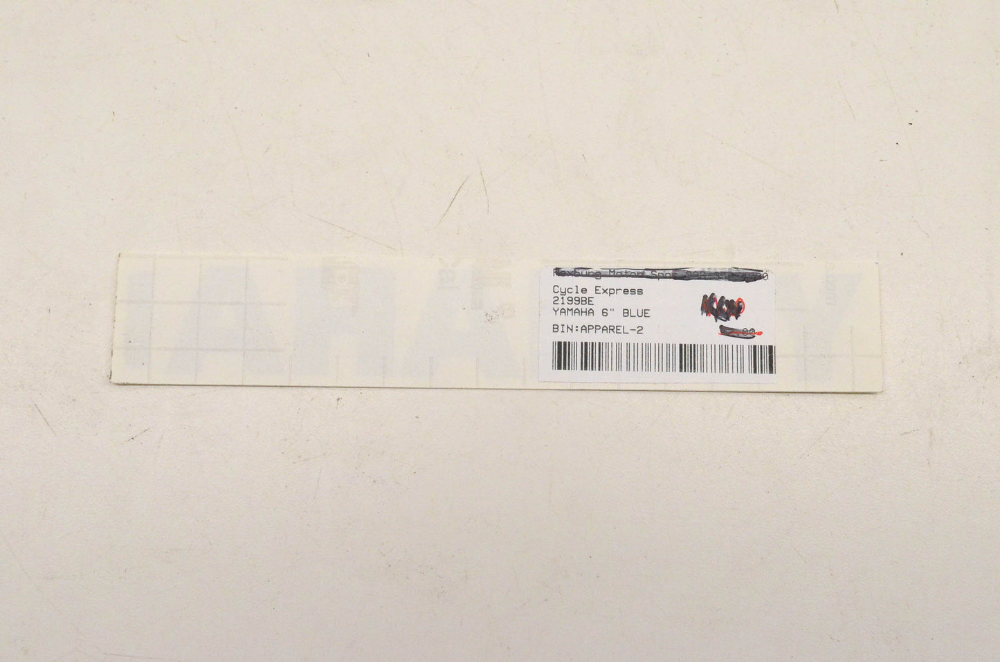 Cycle Express 2199BE Yamaha 6" Blue Sticker NOS