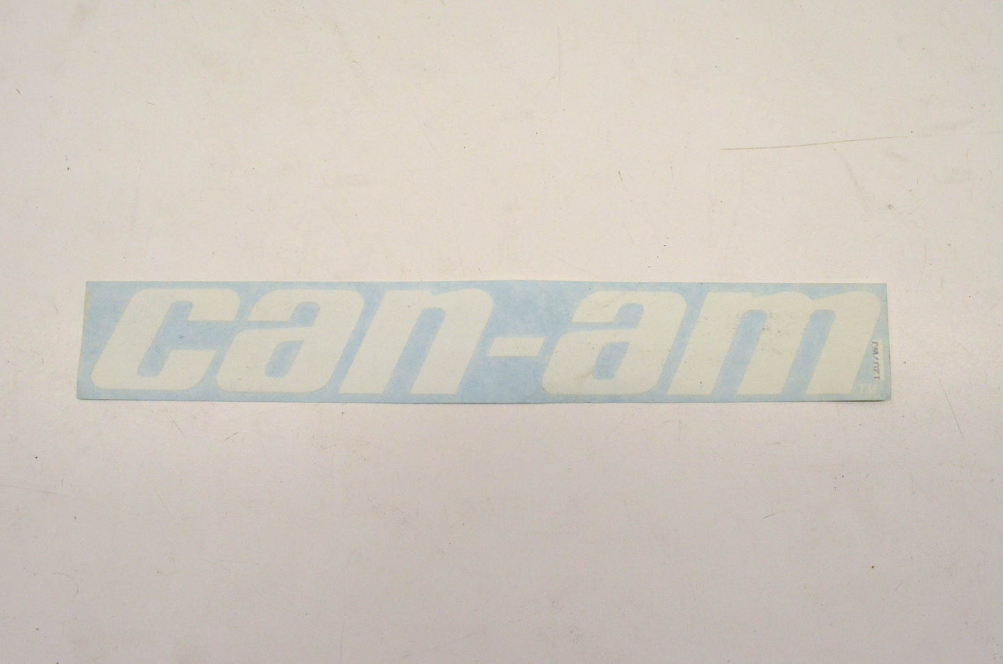 Cycle Express 1207WJ Can Am Die Cut White Sticker NOS