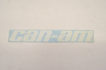 Cycle Express 1207WJ Can Am Die Cut White Sticker NOS