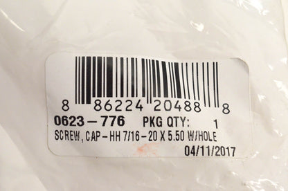 New OEM Arctic Cat 0623-776 Screw Cap HH 7/16 - 20x5.50 W/Hole NOS