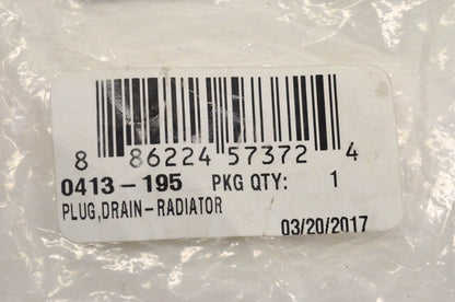 New OEM Arctic Cat 0413-195 Radiator Drain Plug NOS