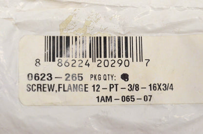 New OEM Arctic Cat 0623-265 Flange Screw 12 - PT - 3/8 - 16x3/4 NOS