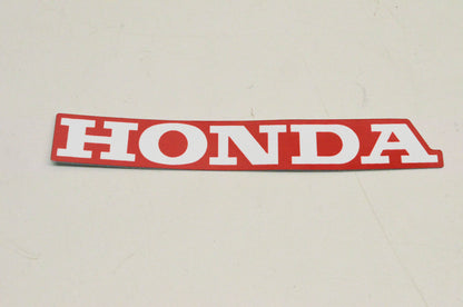 New OEM Honda 87124-HN4-A60ZA Front Fender Sticker NOS