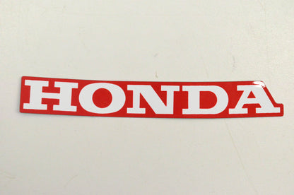 New OEM Honda 87124-HN4-A60ZA Front Fender Sticker NOS