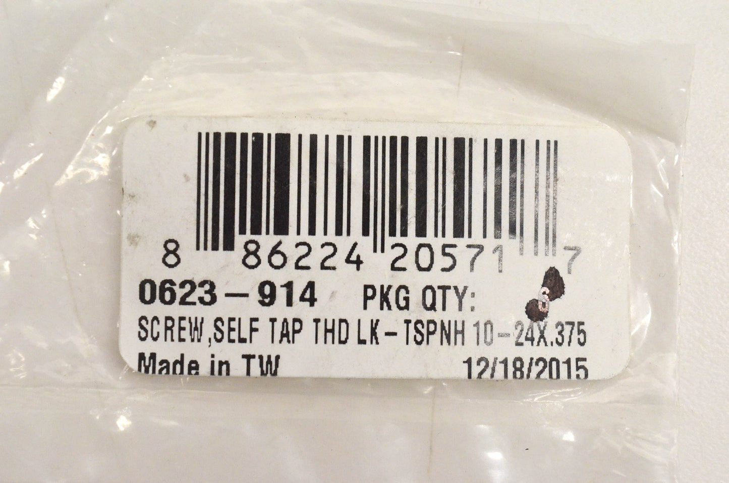 New OEM Arctic Cat 0623-914 Screw Self Tap THD LK - TSPNH 10-24x.375 NOS