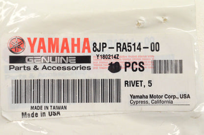New OEM Yamaha 8JP-RA514-00-00 Rivet Qty 3 NOS