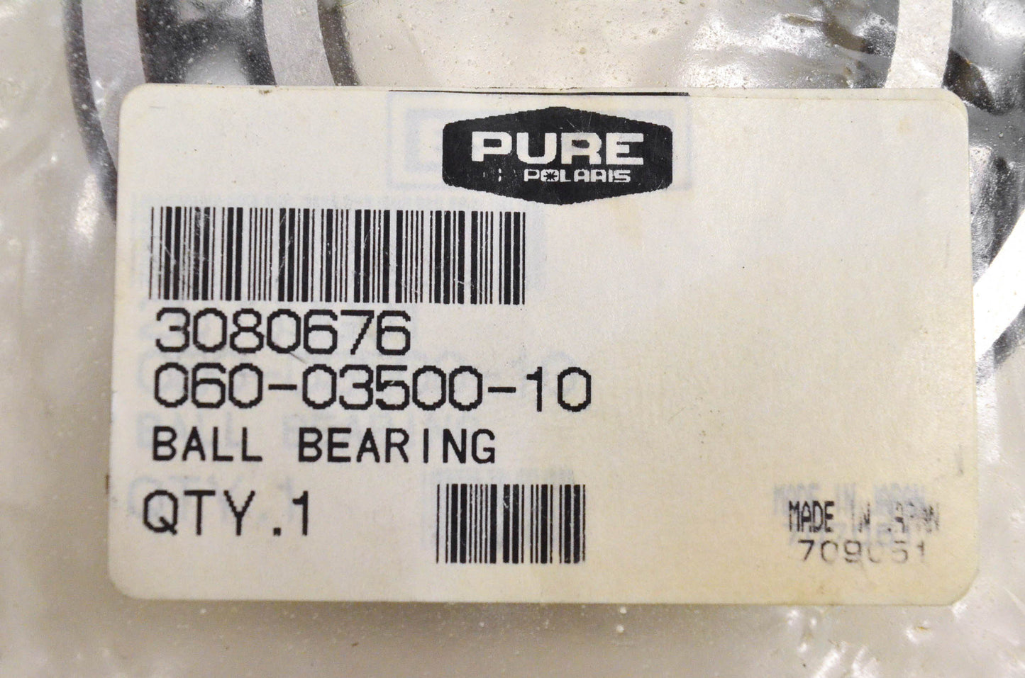 New OEM Polaris 3080676 Ball Bearing NOS