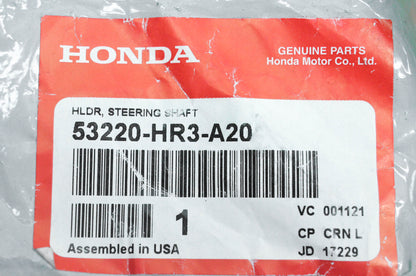 New OEM Honda 53220-HR3-A20 Holder Steering Shaft NOS