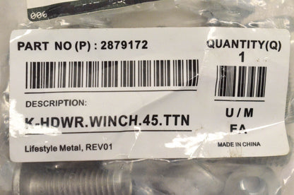 New OEM Polaris 2879172 Hardware Kit Winch .445 TTN NOS
