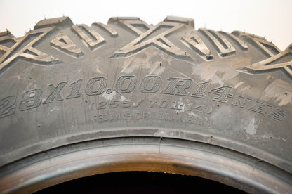 Pro Armour 5415536, 28x10.00-R14 NHS Front Rear UTV Tire Crawler XR 28x10-14 NOS