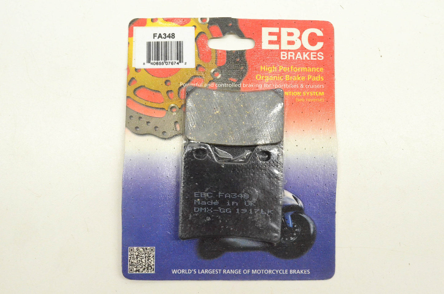 EBC Brakes FA348, 15-348 Brake Pads NOS