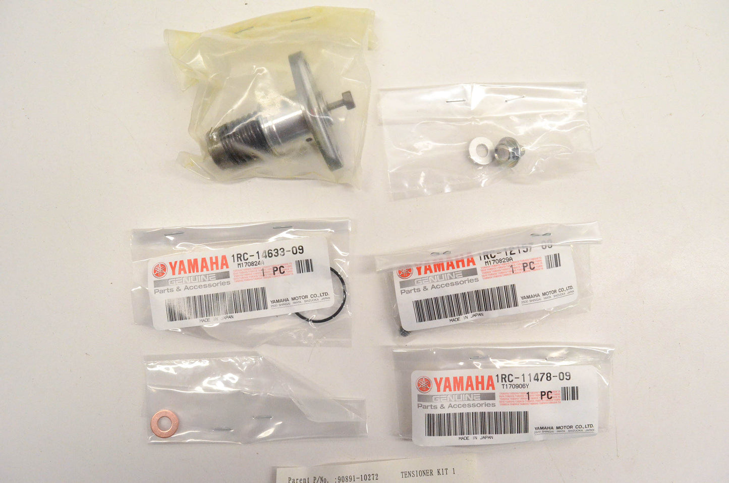 New OEM Yamaha 90891-10272-00 Tensioner Kit NOS