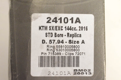 Vertex 24101A, 175-24101A Piston Kit NOS