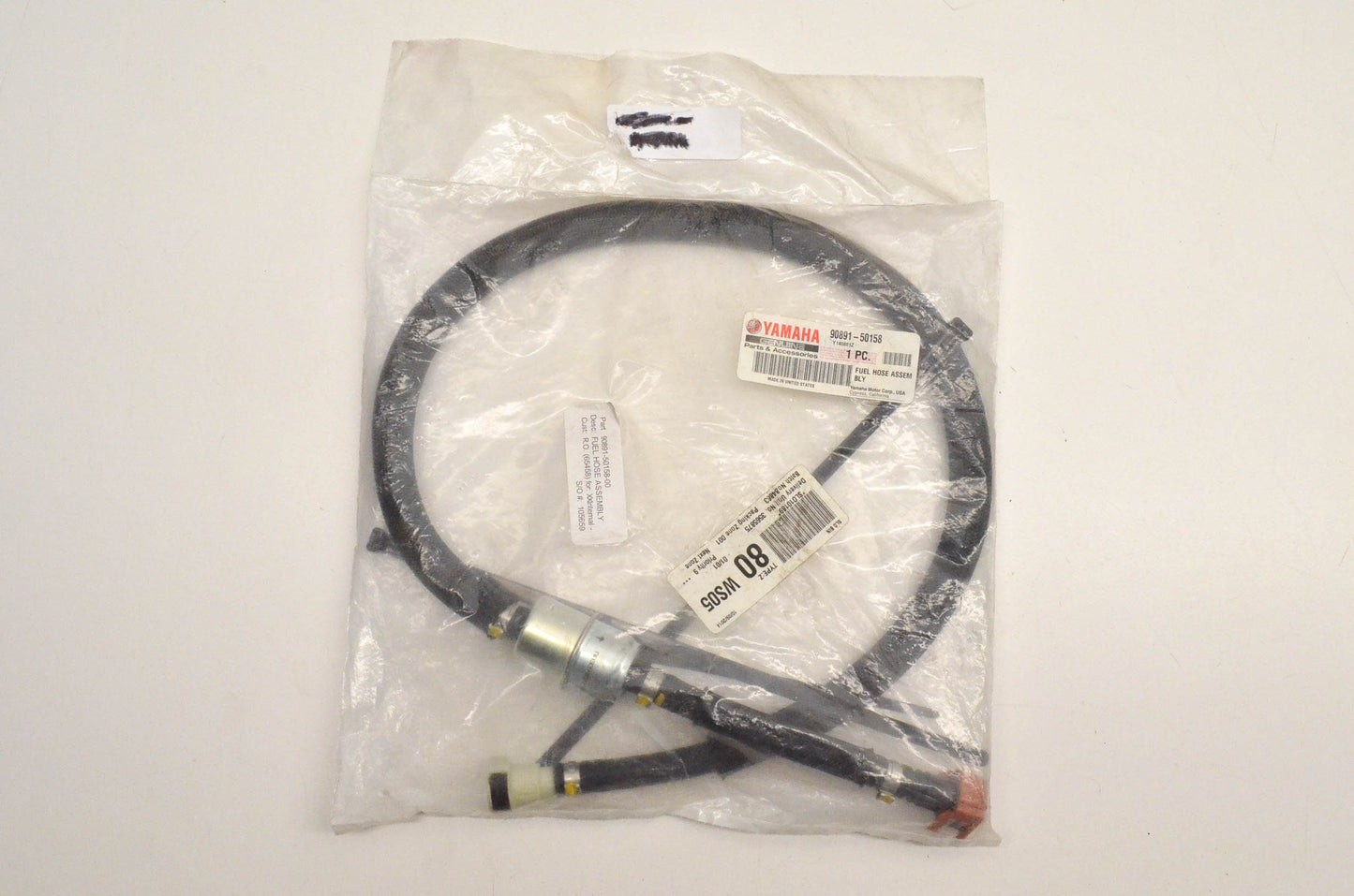 New OEM Yamaha 90891-50158-00 Fuel Hose Assembly NOS