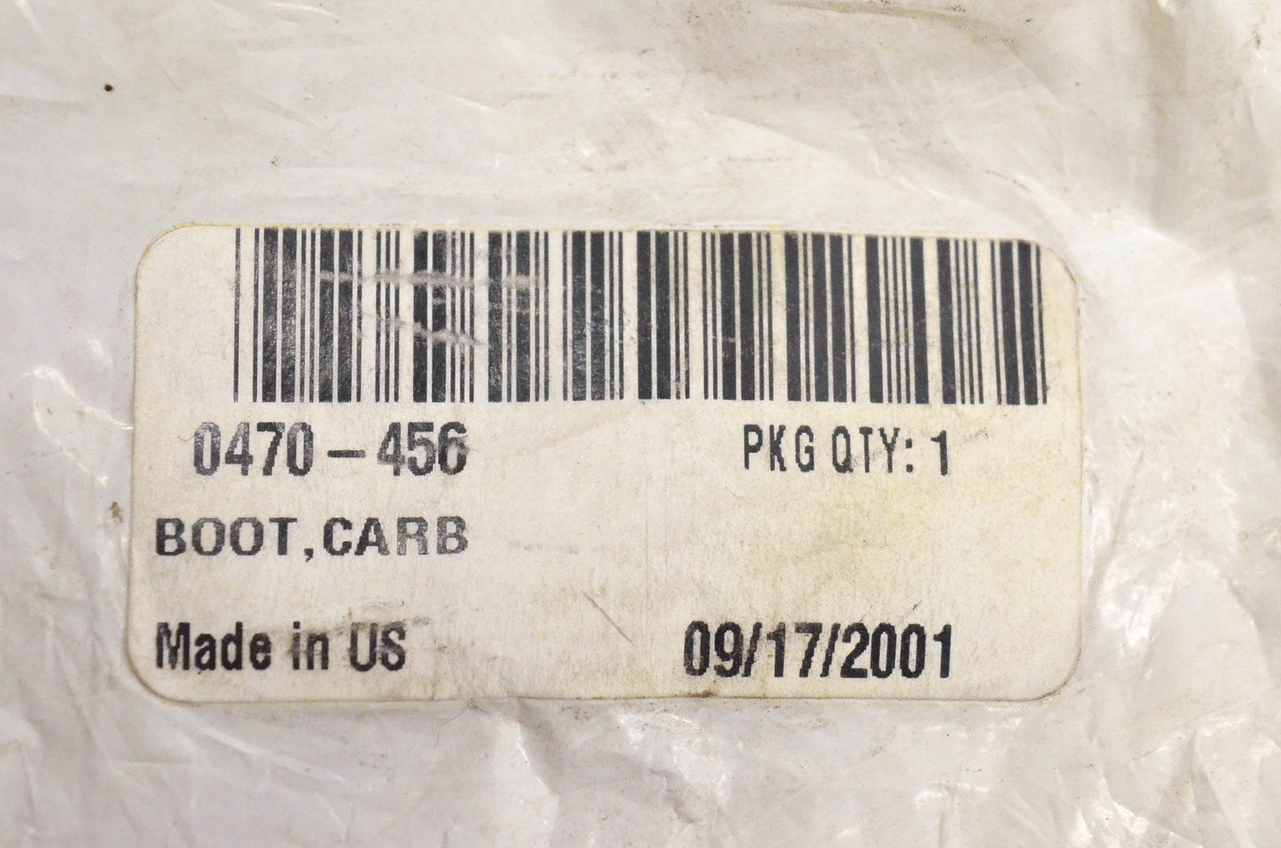 New OEM Arctic Cat 0470-456 Carburetor Boot NOS