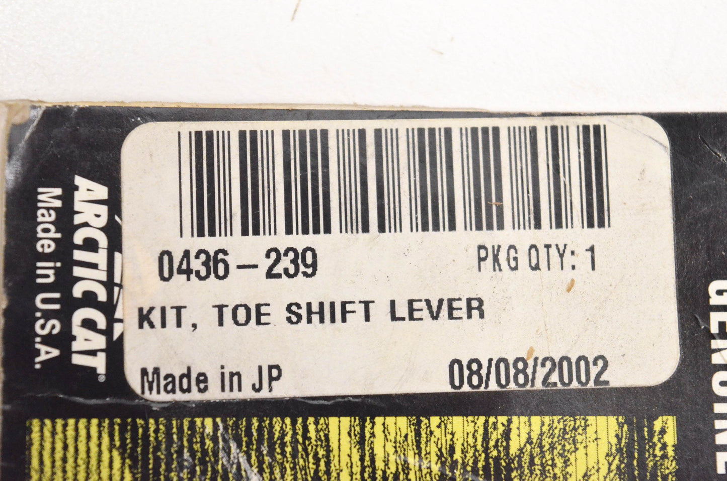 New OEM Arctic Cat 0436-239 Toe Shift Lever Kit NOS