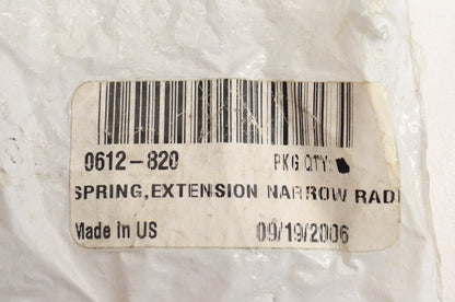 New OEM Arctic Cat 0612-820 Extension Narrow Radius Spring NOS