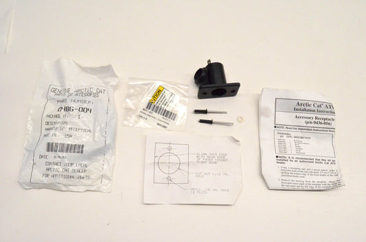 New OEM Arctic Cat 0436-016 Plug 12VDC Accessory Kit NOS