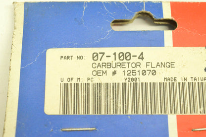 Parts Unlimited 07-100-4, 1251070 Carburetor Flange NOS