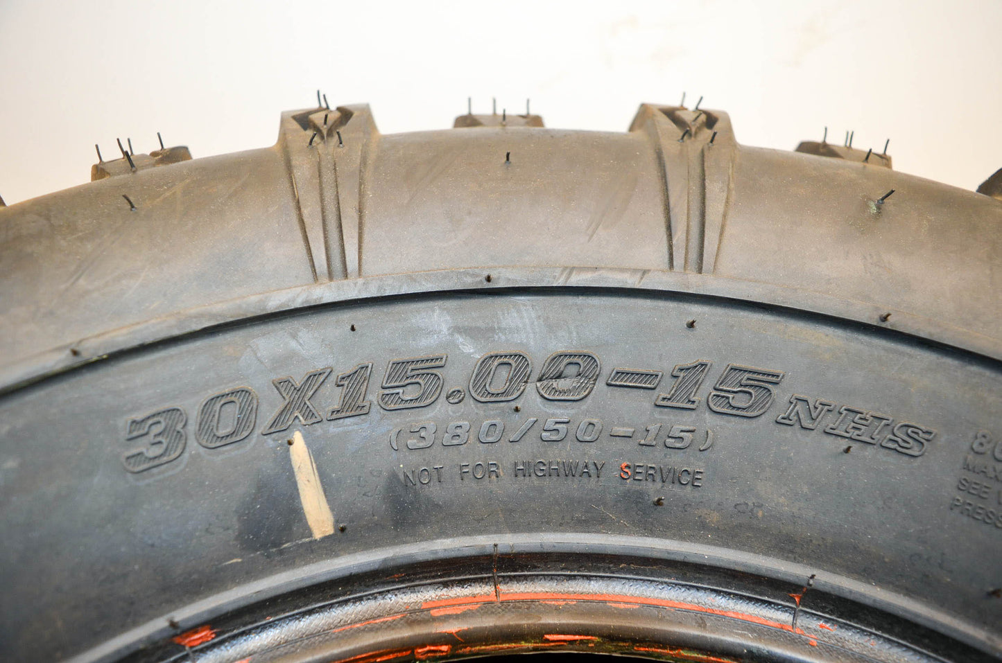 Pro Armour 5416395, 30x15.00-15 NHS Front Rear Tire Whiteout 30x15-15