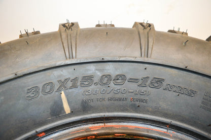 Pro Armour 5416395, 30x15.00-15 NHS Front Rear Tire Whiteout 30x15-15