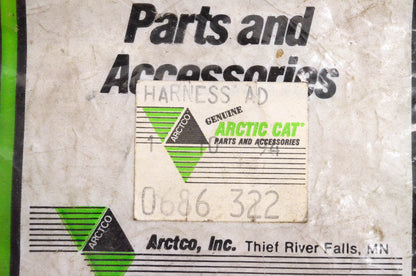New OEM Arctic Cat 0686-322 Electric Start Adapter Harness NOS