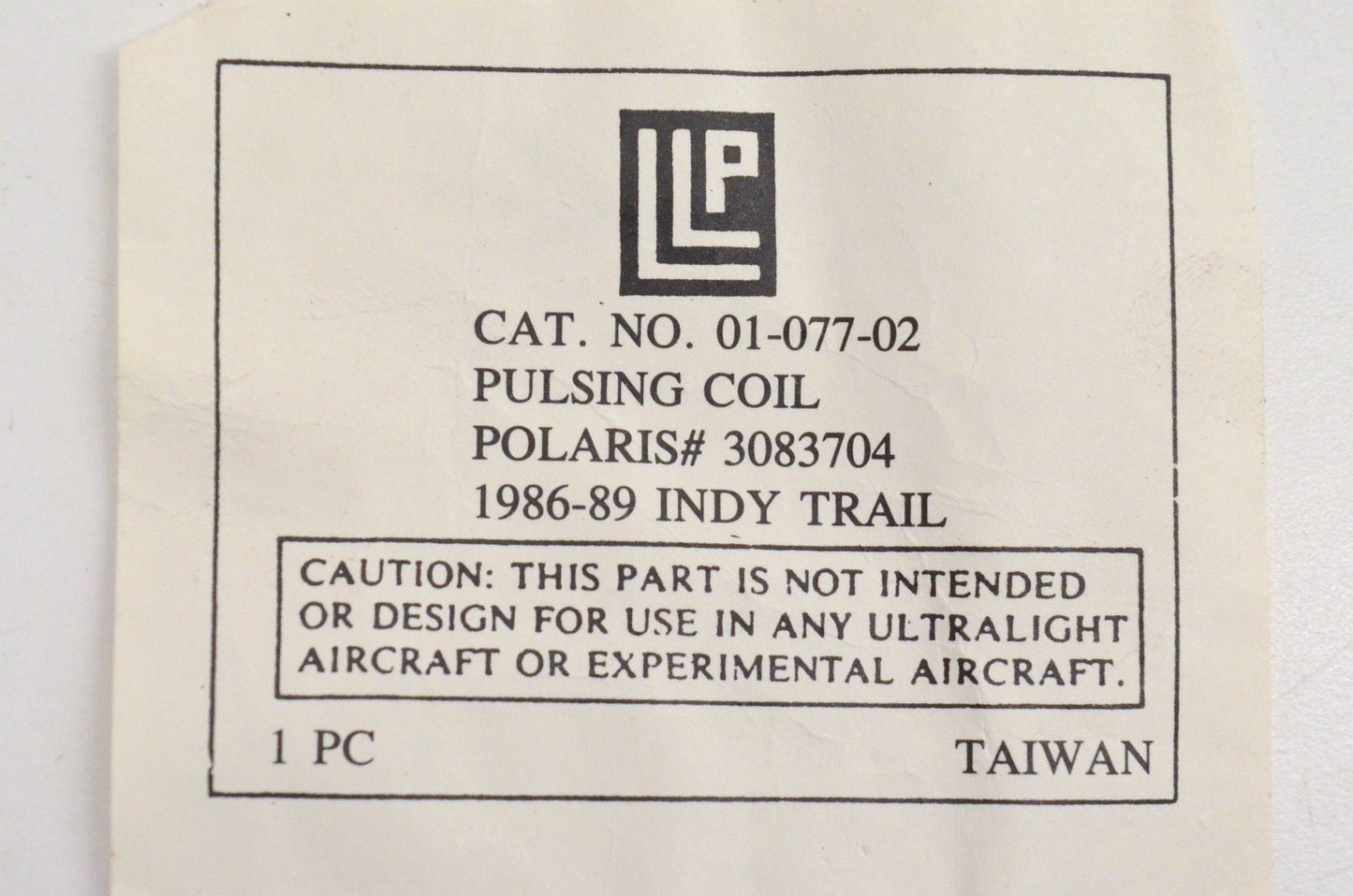 LLP 01-077-02, 3083704 Pulsing Coil NOS