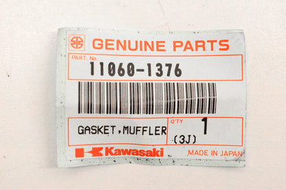 New OEM Kawasaki 11060-1376 Muffler Gasket NOS