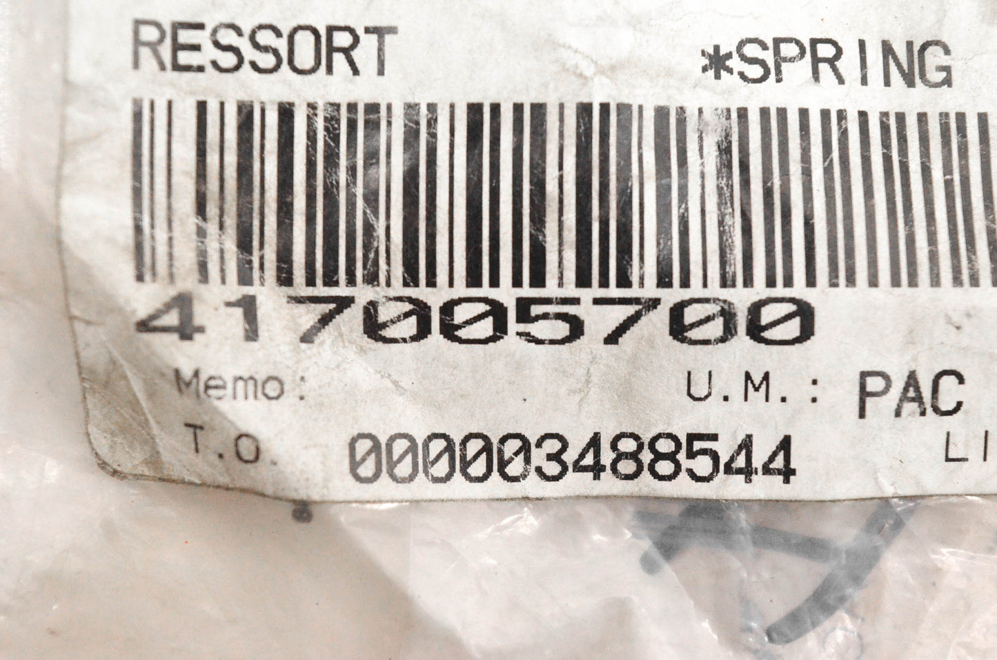 Ski Doo P417005700, 417005700 Spring