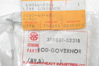 New OEM Kawasaki 49046-2064 Governor Link NOS