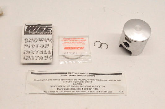 Wiseco 2275PS, 110793/891 Piston Ring Assembly NOS
