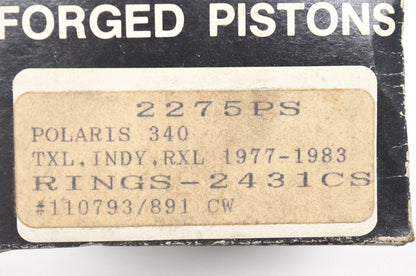 Wiseco 2275PS, 110793/891 Piston Ring Assembly NOS