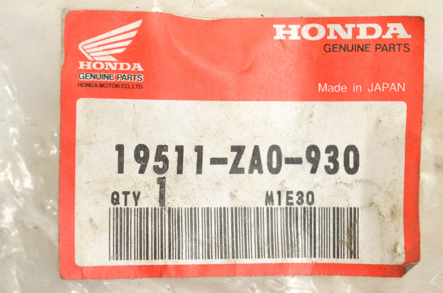 New OEM Honda 19511-ZA0-930 Cooling Fan NOS