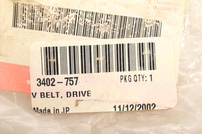 New OEM Suzuki 3402-757 Drive Belt NOS