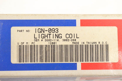 Parts Unlimited IGN-093, 3002-114, 3002-268 Lighting Coil NOS