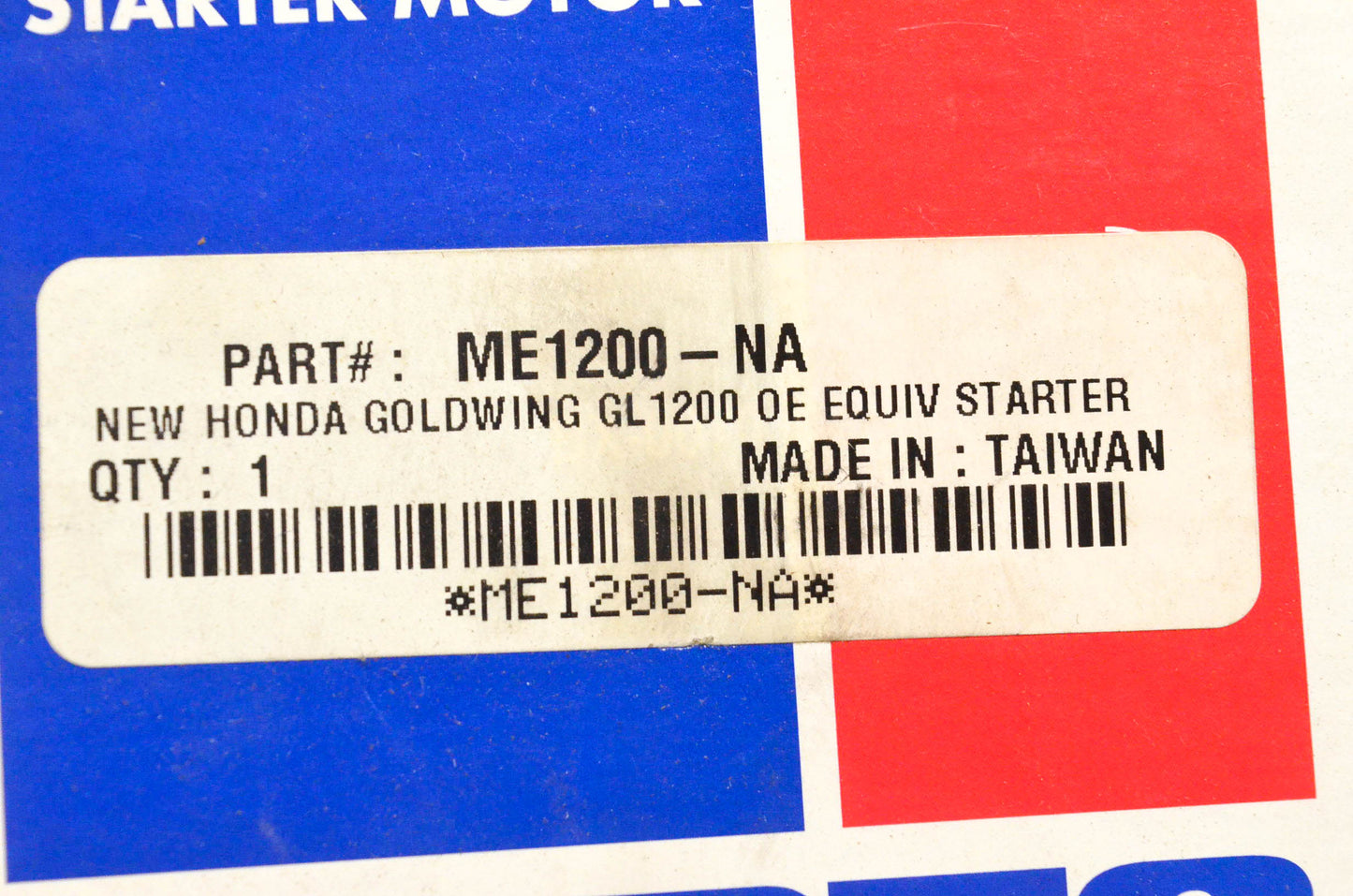 Parts Unlimited ME1200-NA Starter NOS