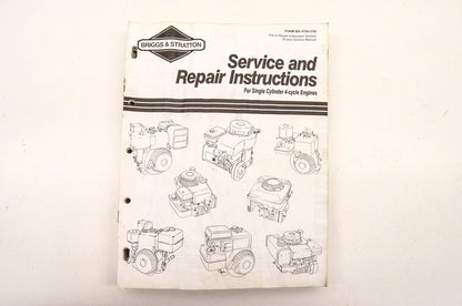 OEM Briggs & Stratton MS-4750 Service Manual