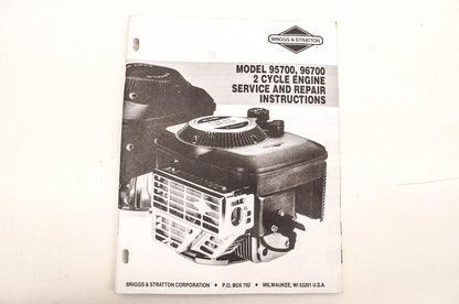 OEM Briggs & Stratton MS-9640 Service Manual